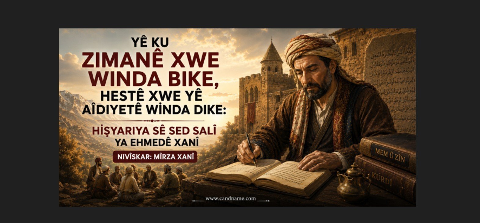 Yê ku Hişyariya Sê Sed Salî ya Ehmedê Xanî